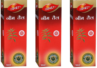 Dabur Neem Tail 50ml For Skin Care(Pack of 3, 150 ml)