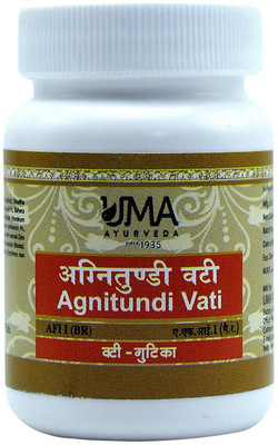 Uma Ayurveda Agnitundi Vati 40 Tab Useful in Digestive Health Fever(40 Tablets)
