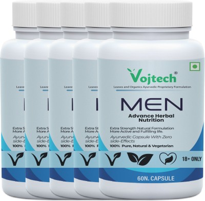 Vojtech Men Health Power Capsule For Men ` Stays Active All Day ` Restore Stamina(Pack of 5)