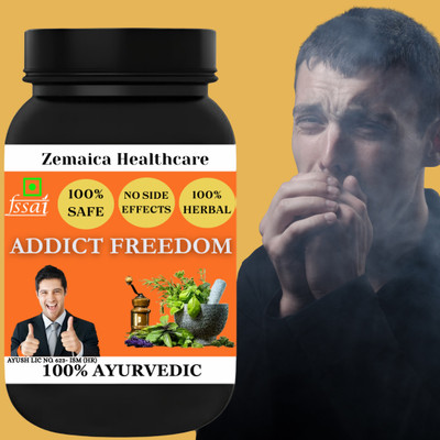 Zemaica Healthcare Addict Freedom Powder Ayurvedic Addiction Relief Powder(100 g)