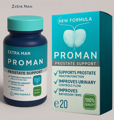 Extra Man PROMAN PROSTATE SUPPORT FOR IMPROVES LIFE(20 Capsules)