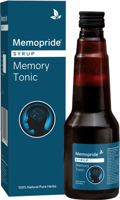 Memopride Syrup 200 ml | Boosts Mental Sharpness & Cognitive Processing(200 ml)