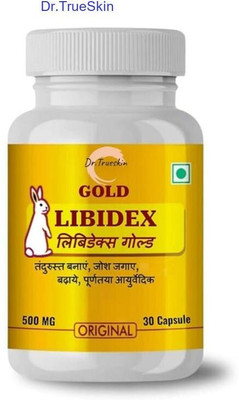 Dr.TrueSkin Libidex Gold Capsules Stamina Booster Energy For Men Strength(30 Capsules)