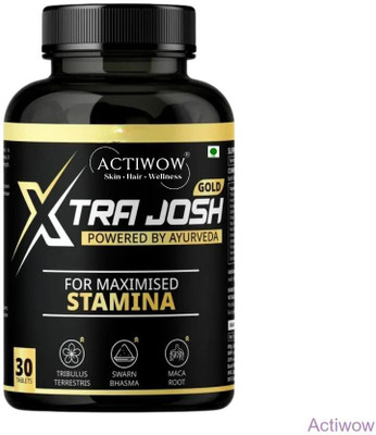 ACTIWOW Xtra Josh Gold Capsules - Natural Energy Fix(30 Capsules)