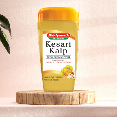 Baidyanath Jhansi Kesari Kalp Chyawanprash | Enriched with Gold, Silver and Saffron - 1 kg(1 kg)