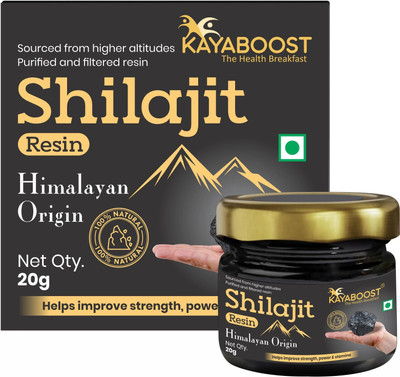 KAYABOOST Pure Shilajit Resin 20g | Natural Energy & Vitality Booster | Enhances Strength(20 g)