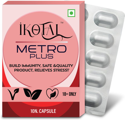 IKOTAL Metro Plus Capsule Helps To Improve Men Immunity | More Excitement & Passion(10 Capsules)