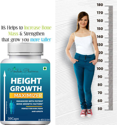 visalak pharma Height Growth Maximizer herbal cap-sules for growing maximum height(30 Capsules)