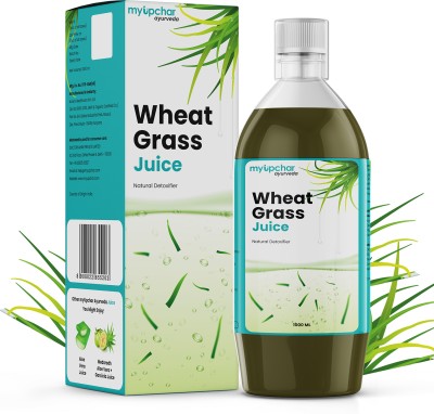 myupchar ayurveda Wheatgrass Juice-1L | Boosts Digestion,Healthy Skin & Liver | Blood Purification