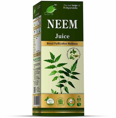 Cura Neem Ras for Healthy Skin (500mlx2)(Pack of 2)