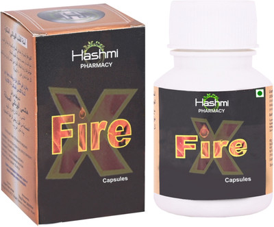 Hashmi Pharmacy X-Fire Capsule for men | Power, and Desire(20 Capsules)