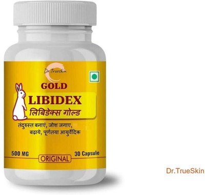 Dr.TrueSkin Libidex Gold Capsules Strength Endurance Active Life Power(30 Capsules)