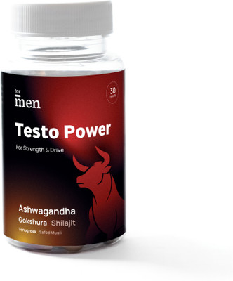 Formen Testo Power Energy Supplement for Men Herbal Supplement for Strength, Energy(30 Capsules)