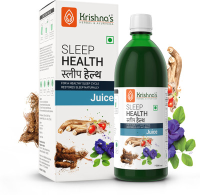 Krishna's Herbal & Ayurveda Sleep Health Juice | Restores Sleep Naturally(1000 ml)