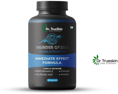 Dr.TrueSkin Thunder Of Zeus for men’s stamina wellness(30 Capsules)