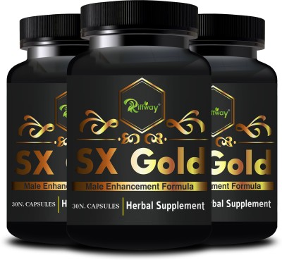 Riffway SX Gold Stamina Booster Capsule Stamina Capsule For Better Strength(3 x 30 Capsules)