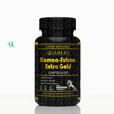GLOLEY Kamaa Sutraa Extra Gold Original Herbal Stamina Support for Daily Care(60 Capsules)