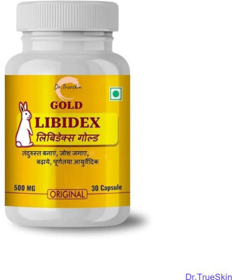 Dr.TrueSkin Libidex Gold Capsules Endurance Performance Rejuvenation Natural(30 Capsules)