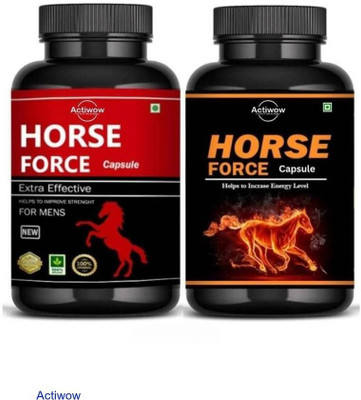 ACTIWOW Horse Force Capsule Energy reload for daily life Row 01 H08(30 Capsules)