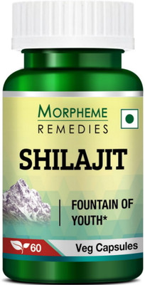 Morpheme Remedies Shilajit Extract 500 mg(60 Capsules)