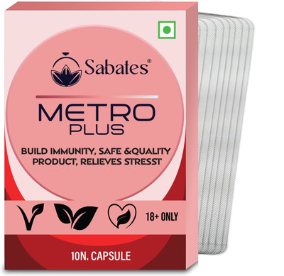 Sabates Metro Plus Capsule For Men / Blend Of Natural Elements For Overall Well Being(Pack of 9, 90 Capsules)