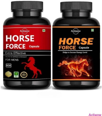 Horse Power Force Capsule Energy & stamina combo for men S01(Pack of 2, 30 Capsules)