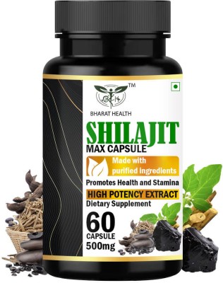 BHARAT HEALTH SHILAJIT MAX CAPSULE (60 VEG CAPSULE)