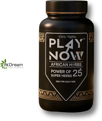 Flirty Night Play More Premium 25 Herb Capsules for Adult Male Stamina and Natural Power(150 g)