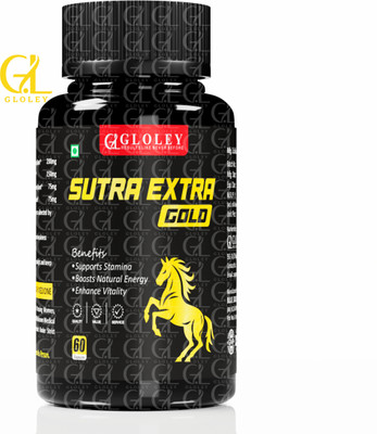 GLOLEY Sutra Extra Gold – Daily Strength Kamaa Supplement for Women Wellness Original(60 Capsules)