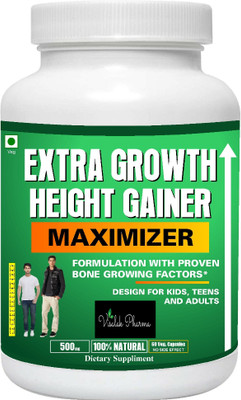 visalak pharma Extra Growth Height Gainer Maximizer Capsules Increase Height For Men(60 Capsules)