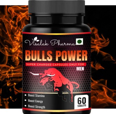 visalak pharma Bull Power Capsules | Boo-st Men Energy & Stamina