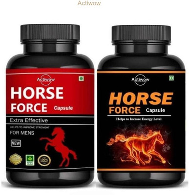 ACTIWOW Horse Force Capsule Restore energy & vitality Row 01 H08(30 Capsules)