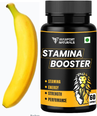 Maxfort natural stamina booster for man Energy and strength for muscle building(60 Capsules)