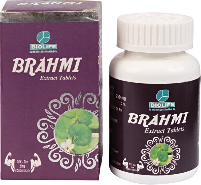 Bio Skylife Brahmi Extract Tablets Pack of 3(Pack of 3)