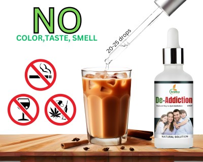 grinbizz De-Addiction Help To Stop Alcohol & Smoking|Addiction Fee Drop|No Side Effects(Pack of 5)