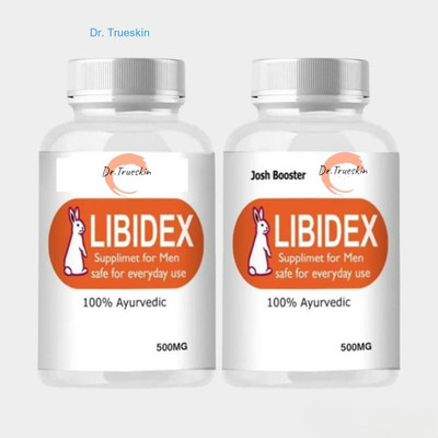 Dr.TrueSkin Libidex Capsules - Stamina and Vitality Booster for Men 2PCS(Pack of 2, 30 Capsules)