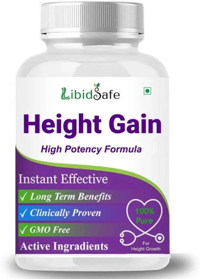 LibidSafe Height Gain Capsules Original Ayurvedic Formula for Increase(30 Capsules)