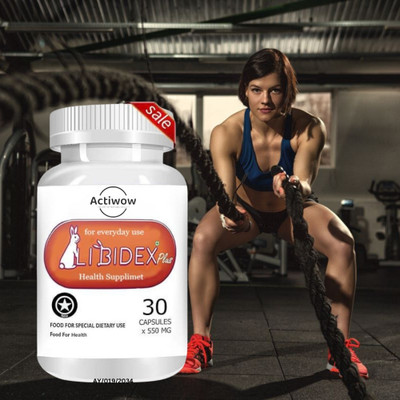 ACTIWOW Libidex Plus - Bold Turbo Formula for Men’s Energy A01(30 Capsules)