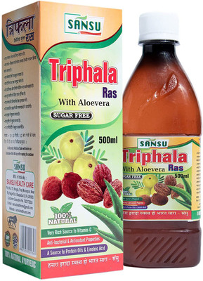 Sansu Trifala Ras With Aloevera SUGAR FREE - Natural & Pure(500 ml)