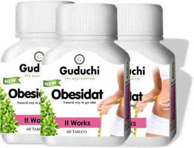 Herbals next Guduchi - the ayurvedism Obesidat 3X60 Tab. Pack of 3 - Ayurvedic Weight Loss(Pack of 3)