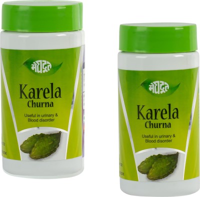 MEGHDOOT Ayurvedic Karela Powder for Urinary and Blood Disorder with 100gm Pack of 2(Pack of 2)