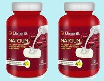 Elements WELLNESS Natcium Cap 60 - 2(Pack of 2, 120 Capsules)