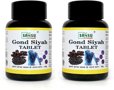 SANSU HEALTH CARE Gond Siyah Organic Gond Siyah Extract-30 Tablet(Pack of 2)