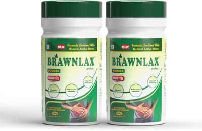 BRAWNLAX Constipation Relief Powder(Pack of 2, 200 g)