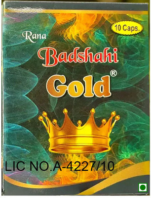 Rana Herbals BADSHAHI GOLD 10 CAPSULES (EACH 20 CPS)(Pack of 2, 20 Capsules)