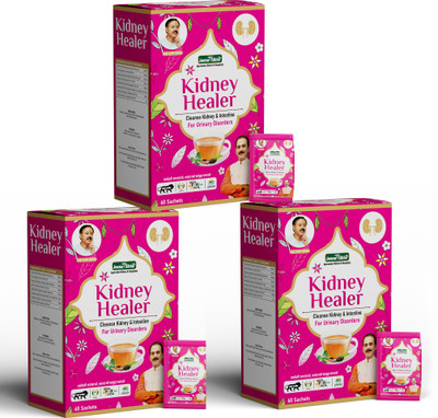 Jeena Sikho Kidney Healer Tea | Herbal Support for Kidney Health(Pack of 3, 60 g)
