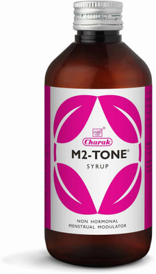 CHARAK M2 Tone Syrup-Helps to reduce pain & abdominal cramps ,Restore emotional balance(200 ml)