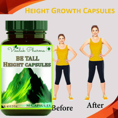 visalak pharma Be Tall Herbal Tablets For Height Increasing Men Women(30 Capsules)