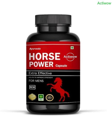 ACTIWOW Horse Power Capsule Boosts testosterone & stamina FF203(30 Capsules)