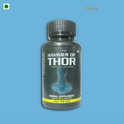 Dr.TrueSkin Hammer Of Thor Herbal Vitality Pro Capsules(30 Capsules)